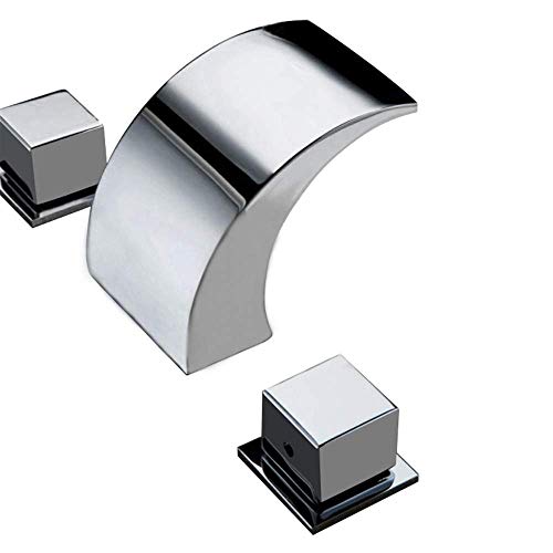 Robinet mitigeur cascade LED évitez les brûlures salle de bain 3 trous