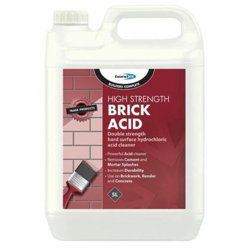 BOND IT High Strength Brick Acid Cleaner CONCRETE MORTAR PATIO OIL
