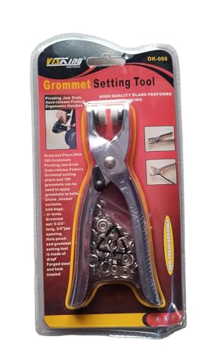 ToYooZe Grommet Setting Tool Thickened Snap Fasteners Kit Me...