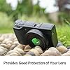 JJC Aluminum Lens Cap Cover Protector for Ricoh GR IIIx GR IIIx HDF GR3x HDF GR III GR III HDF GR3 HDF GR II GR2 with Soft EVA Interior -Black
