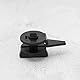 Create idea 2 Sätze Warndreieck-Abdeckungsknopf-Halter-Clip-Ersatz 1J0867467 3C9867467 1J0867468 3C9867468 Kompatibel mit Touran Kompatibel mit Bora Kunststoff Schwarz