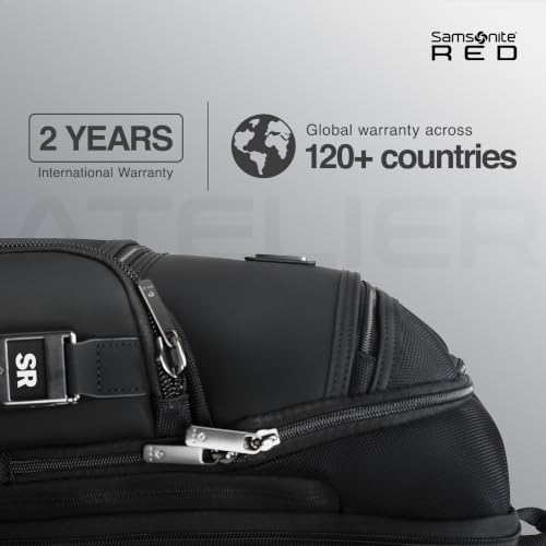 Image of Samsonite Atlier | 14'Laptop Compartment| 18 L Volume| Multiple Compartment| Sleek Design |Work Backpack | Black | 2 Years International Warranty
