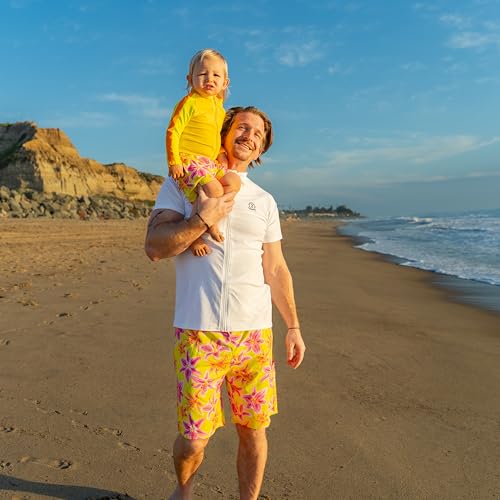 Image of SwimZip Boys' Long Sleeve Rash Guard & Swim Shorts Set - UPF 50+ Sun Protection