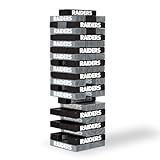 Wild Sports NFL Las Vegas Raiders Table Top Stackers 3' x 1' x .5', Team Color