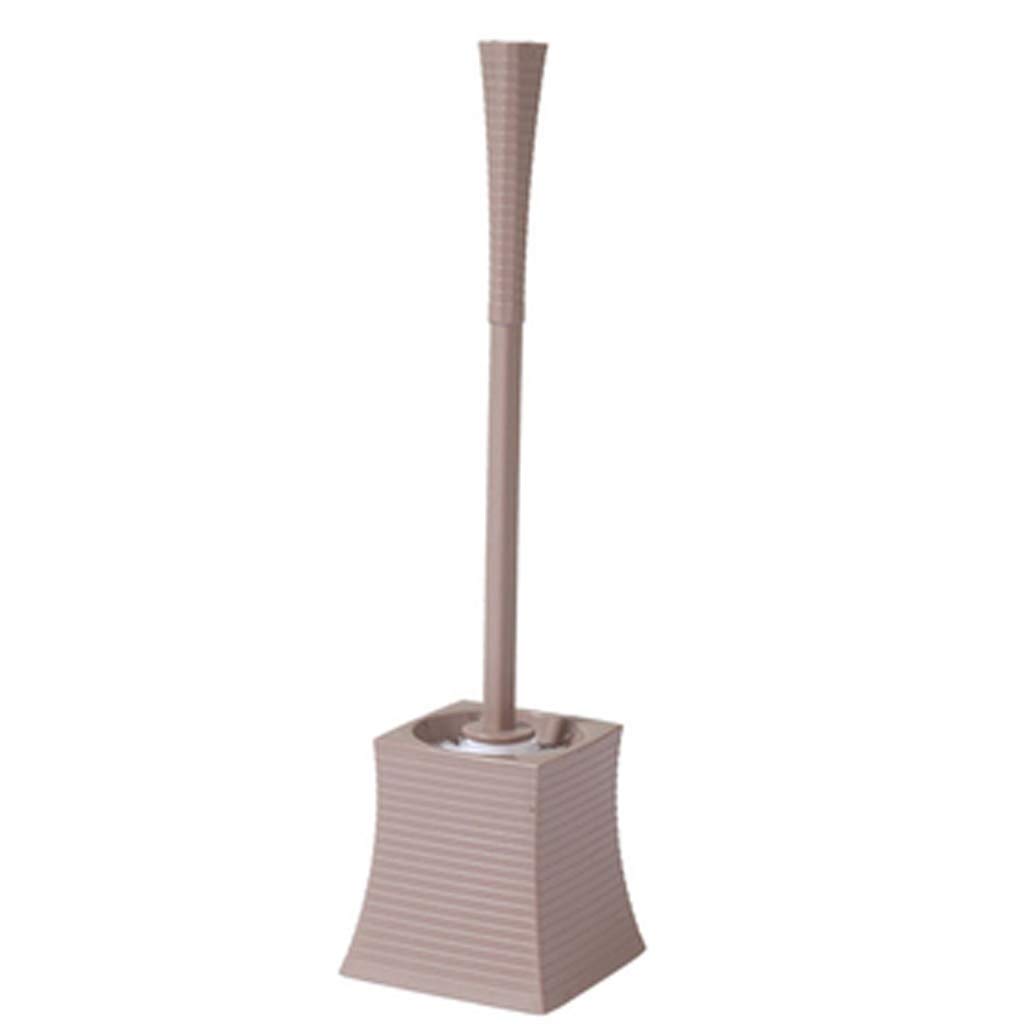 Set scopino per WC con Supporto - Scopino per WC Robusto e Antiscivolo e portaoggetti per Bagno - Scopino per WC con Staffa per Una Facile Pulizia