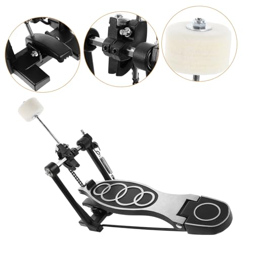 Pedal único de bombo para batería accesorio de reemplazo miniatura 5