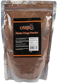 Chaga Mushroom Powder (1 lb) - Pure Alaska Harvested Chaga for Immune Support & Antioxidant Tea