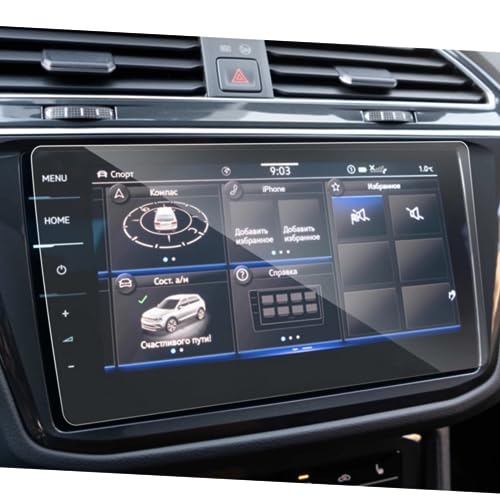 Film Écran Transparent Anti-Rayures Navigation GPS 9.2 Pouces pour Tiguan