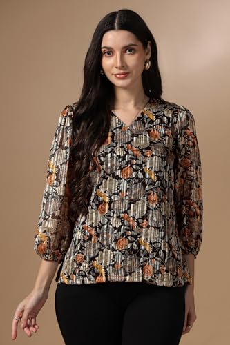Image of Fashion Dream Women's Georgette Regular Fit Top
