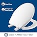 Bemis 730SLEC Slow Close Toilet Seat, Easy Clean Hinges and Durable Plastic Seat, Made in USA, Round, White