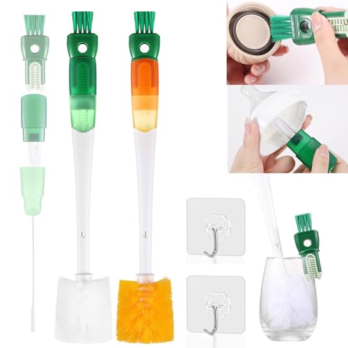 【Ampio Utilizzo】Il nostro scovolino per bottiglie è efficace e può essere adattato a una varietà di utensili. È molto adatto per pulire bottiglie d'acqua in vetro a bocca stretta o larga, thermos, barattoli di vetro, borracce sportive, ecc. Allo stesso tempo, il nostro scovolino per bottiglie può essere utilizzato in una varietà di occasioni. Quando sei a casa o fuori per una festa, scovolino per bottiglie può svolgere un ruolo.