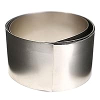 TuToy 99,96% Pure Nickel Metal Foil Silver Gray Ni Plate Thin Sheet 0,1X30X1000Mm