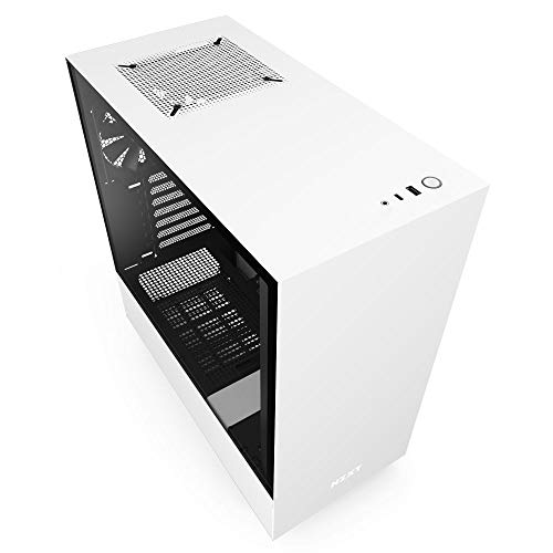 Image of NZXT H510 - Compact ATX PC Gaming Case - Tempered Glass - Enhanced Cable Management - Matte White