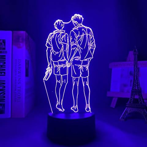 3D LED Night Light BL Anime BJ Alex for Bedroom Decor Light Manga Birthday Gift BJ Alex LED 3D Lamp HYKK Cover