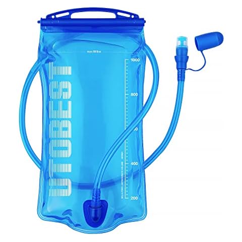 UTOBEST Water Bladder,Hydration Bladder 1L, 1.5L, 2L, 3L Water Bladder for Hiking Backpack, BPA Free, Leak Proof Water Reservoir for Running Cycling Cover