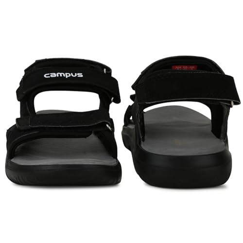 Image of Campus Men's GC-04 Sandals BLK /WHT -6UK /India 1Pair