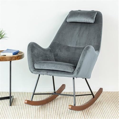 Sillón Plegable Terciopelo Gris miniatura 5