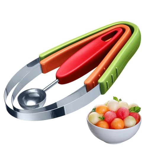 Westmark 3-teiliges Frucht-Schneider Set – Praktische Schlaufenschneider und Aushöhllöffel für Avocado, Melone, Kiwi oder andere Obst- und...