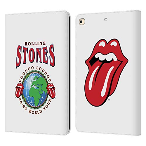 Étui en cuir iPad 9.7 2018 Head Case Designs protection intégrale style Voodoo Lounge 1994