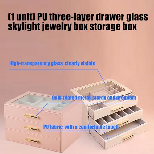 Rangement de bijoux pour voyage trois compartiments en velours