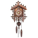 Orologio Da Parete Vintage, Design Accattivante, Materiale In Legno, Orologio Regolatore Con Pendolo, Orologios Da Parete Decorativo, Opzione Senza Ticchettio, Per Camera Da , Soggiorno, Studio