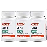 Rugby ZINC SULFATE TABS 220MG - (50MG Active Zinc per tablet) (Pack of 3)