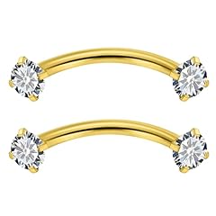 goldtone,bar length:10mm