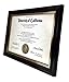 ONURI - Luxurious Diploma Frames - Classic Design for College Graduation Diploma, Business Document, and Certificate Frames - 2 Packs (8.5x11, No Mat)