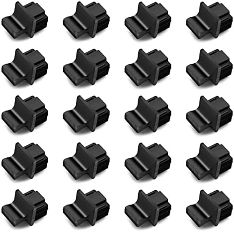 RJ45 Dust Covers Caps Ethernet Port Plugs Suitable for Open Slot on Network Switch Silicone 20pcs/Pack