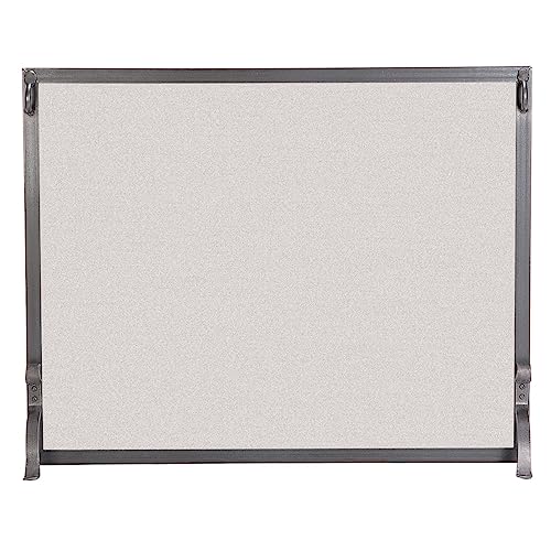 FGN Series Forged Iron Fireplace Screen, Vintage Iron - Pilgrim Home and Hearth 18282