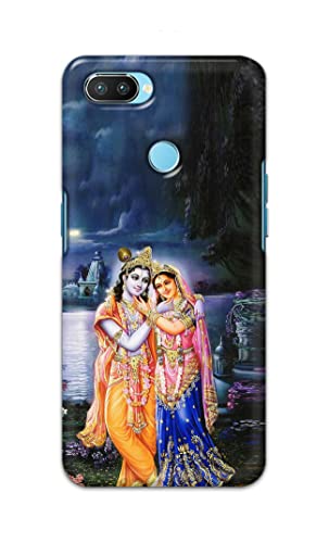 Image of Printed Hard Back Cover Case for Realme 2 Pro Back Cover (Radha Krishna) -1803