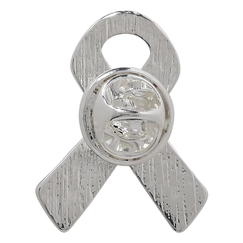 Image of 1 /2 /5 /10 /25 /50pcs Orange Ribbon Awareness Pins for Kidney Cancer, Leukemia, Multiple Sclerosis, Hunger, Gun Violence /Mass Shooting Awareness - Perfect for Support Groups, Gift-Giving, and Fundraisers