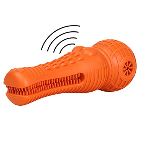 Brinquedos de dentição para cães | Crocodilo Forma Squeaky Cachorro Mastigar Brinquedos,Escova de de