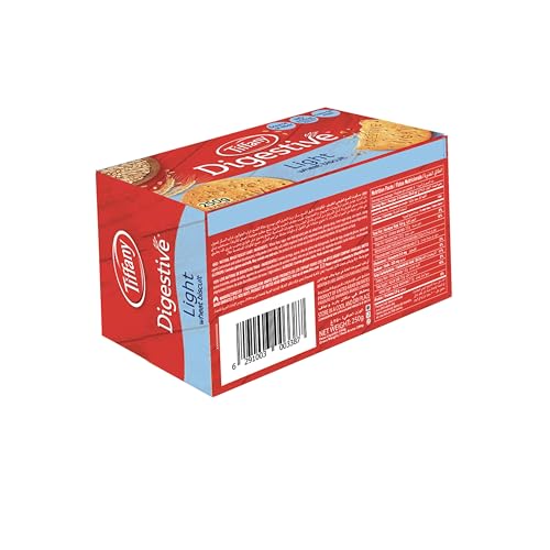 Tiffany, Digestive, Light Natural Wheat Biscuit, 250G
