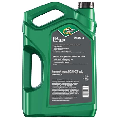 Quaker State 550046181 Full Synthetic 0W-20 Motor Oil thumb #1