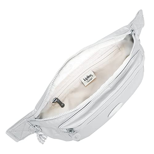 Image of Kipling Womens Yasemina Xl Waistpack, Extra Large Pack, Crossbody Fanny Waist, Bright Metallic, 17.75 L X 7.25 H X 3.75 D US