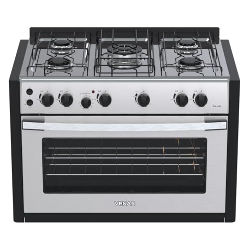 Fogão 5 Bocas Venax Gaudi Platinum Inox SE 220V GLP | Amazon.com.br