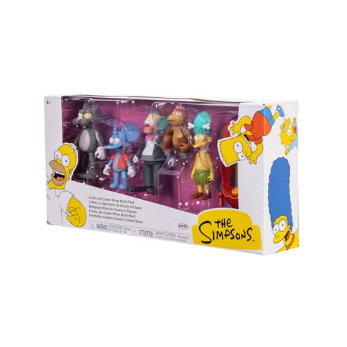 Licenza Ufficiale: Il multipack Krusty the Clown Show da 2,5 pollici presenta l’intero cast di Krusty, inclusi Krusty, Mr. Teeny, Itchy, Scratchy, Sideshow Mel e la famosa clown car di Krusty.