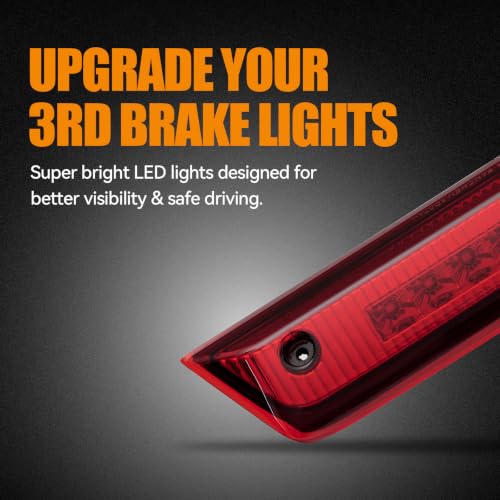 Image of Third 3rd Brake Light LED Assembly for 2010-2016 Dodge Journey (Red)
