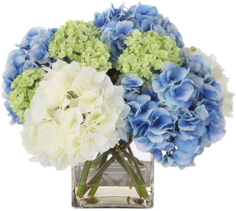 Uttermost Providence Hydrangea - Bouquet-12.5 Inches Tall and 16.5 Inches Wide