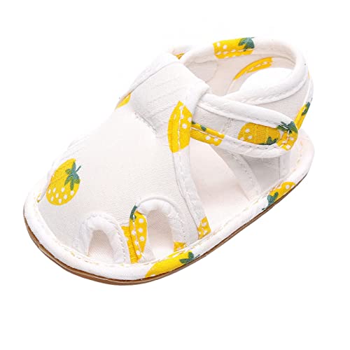 Shoes for Older Boys Infant Toddler Shoes Soft Sole Non Slip Toddler Floor Shoes Fruit White Baby Slippers
