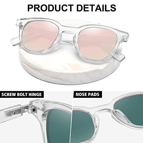 MEETSUN Vintage Round Polarized Sunglasses for Women Classic Small Retro Shades UV400 Protection4