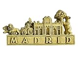 Tamaño: 8,5 x 4,1 cm. Material: poliresina e imán