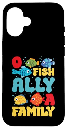 O FISH ALLY A FAMILY ���킢�����̂����f�U�C�� �X�}�z�P�[�X iPhone 16 �p