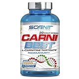 CARNI BEST | L Carnitina (2660 mg) | 120 cápsulas veganas | Suplemento deportivo