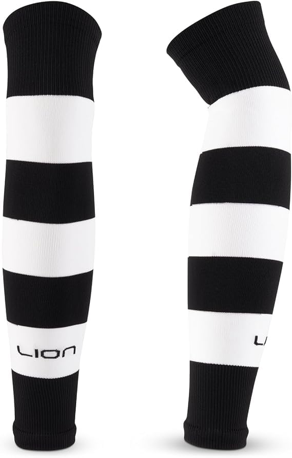 Soccer Sock Leg Sleeves To Accompany Grip Socks - Fits Over Calf/Shin Guards - Variety Of Colours4