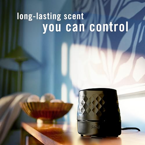 Febreze Plug Scent Booster Starter Kit, Black, Oil Diffuser, Air Freshener Plug in, Continuous Scent Device + 2 Hawaiian Aloha Refill - image 2