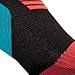 ASICS Kayano Single Tab Sock, Black/Atomic Blue, Medium