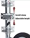 NYTFHMS Boat Trailer Jack - Caravan Jack Mover Trailer, Motorized Jack Trailer Rv Motor Mover, Max Capacity Load 400Kg, Adjustable Height 30Cm, Auti-Rust Universal Acc