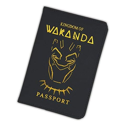 Marvel Wakanda, Asgard, Hydra Travel Passport Holder Wallet case Cover Marvel (Wakanda 3) Cover
